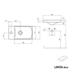 Mobile lavabo LAVOA 40 cm
