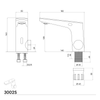 Rubinetto per lavabo con sensore 3002S