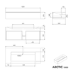 Base lavabo ARCTIC 1200