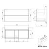 Mobiletto AVA 100 cm
