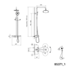 Sistema doccia termostatico BS371