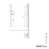 Asta doccia BS401 BASIC