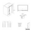 Doccia a incasso con porta scorrevole Soft-Close DX906 FLEX