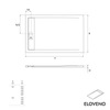 Piatto doccia Duravit Eloveno basso