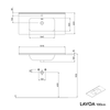 Mobile da bagno LAVOA 100 cm