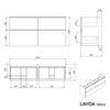 Mobiletto LAVOA 160 cm