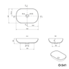 Lavabo da appoggio O-541