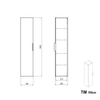 Armadio alto TIM 165 cm