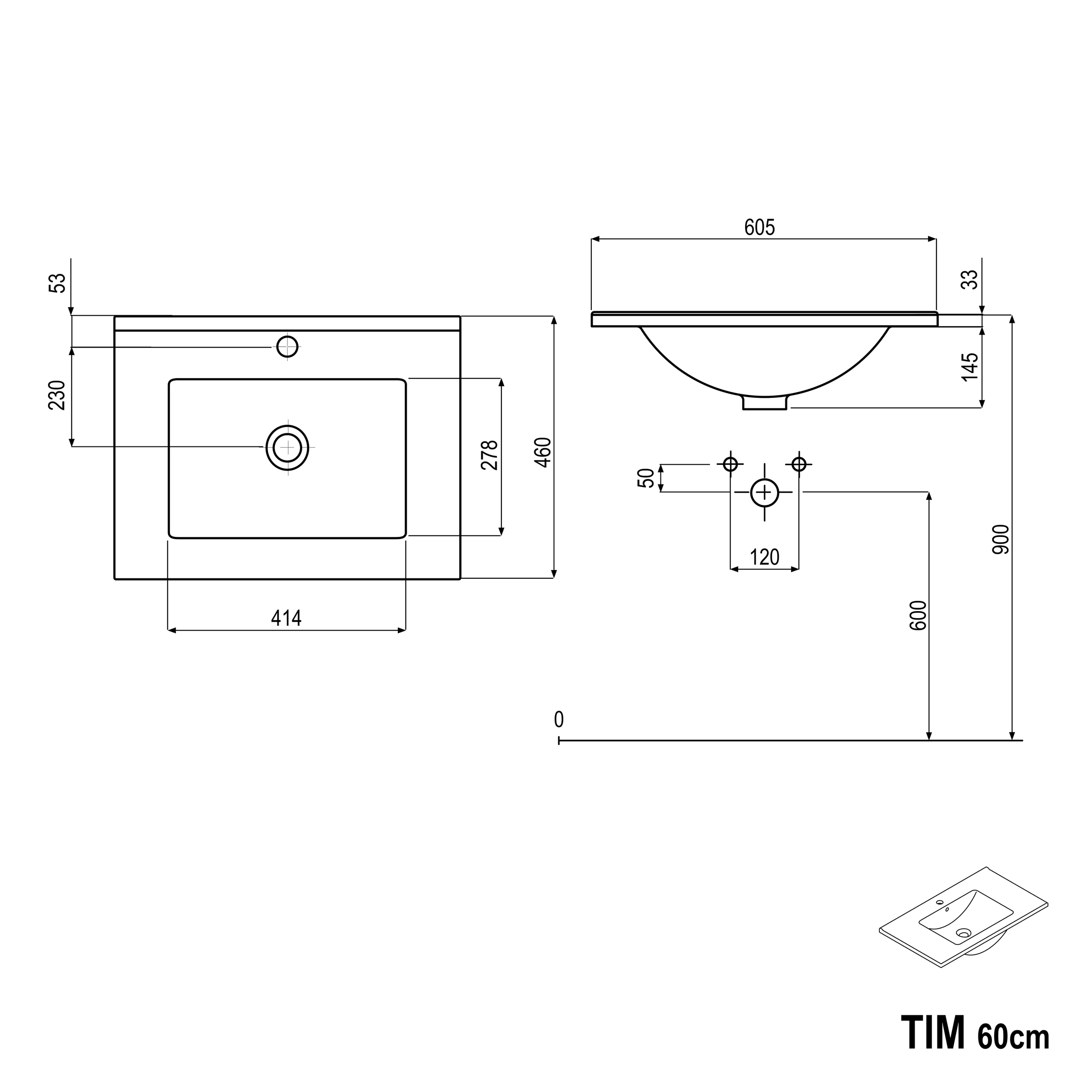 Mobiletto TIM 60 cm