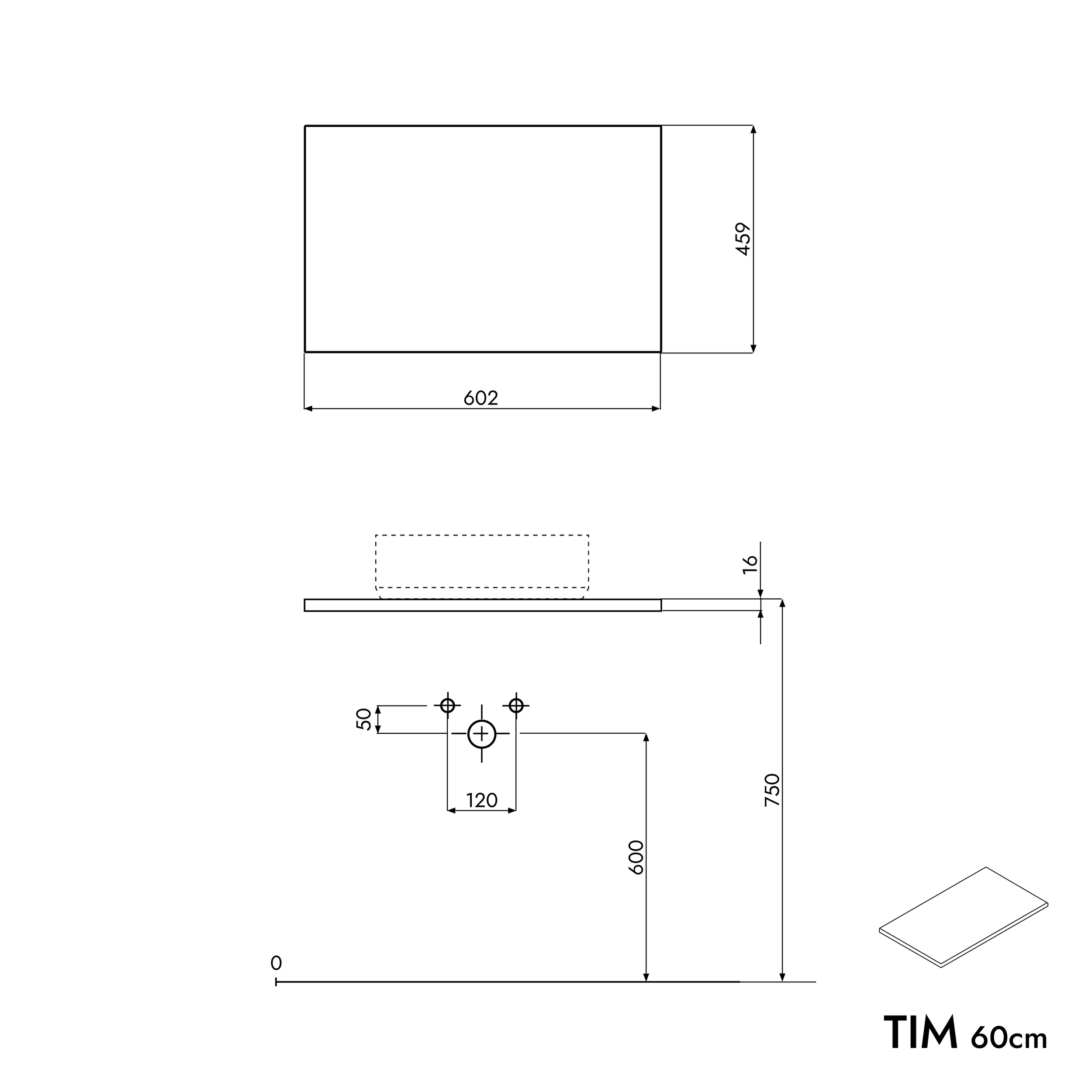 Mobiletto TIM 60 cm