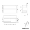 Mobile da bagno VIREO 100 cm