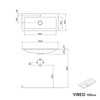 Mobile da bagno VIREO 100 cm