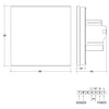  Termostato touch screen WL-6T