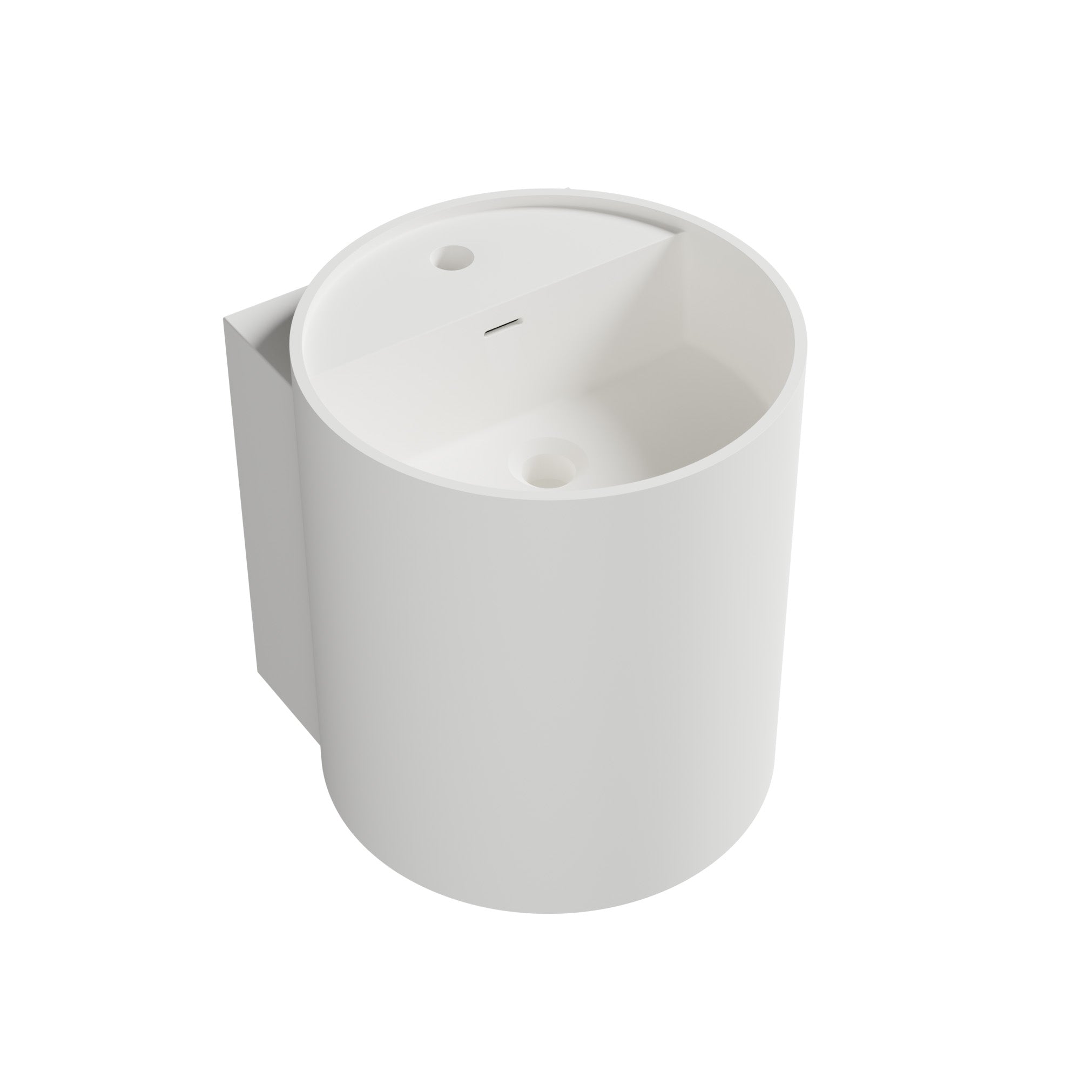 NT2440 lavabo a parete in fusione minerale