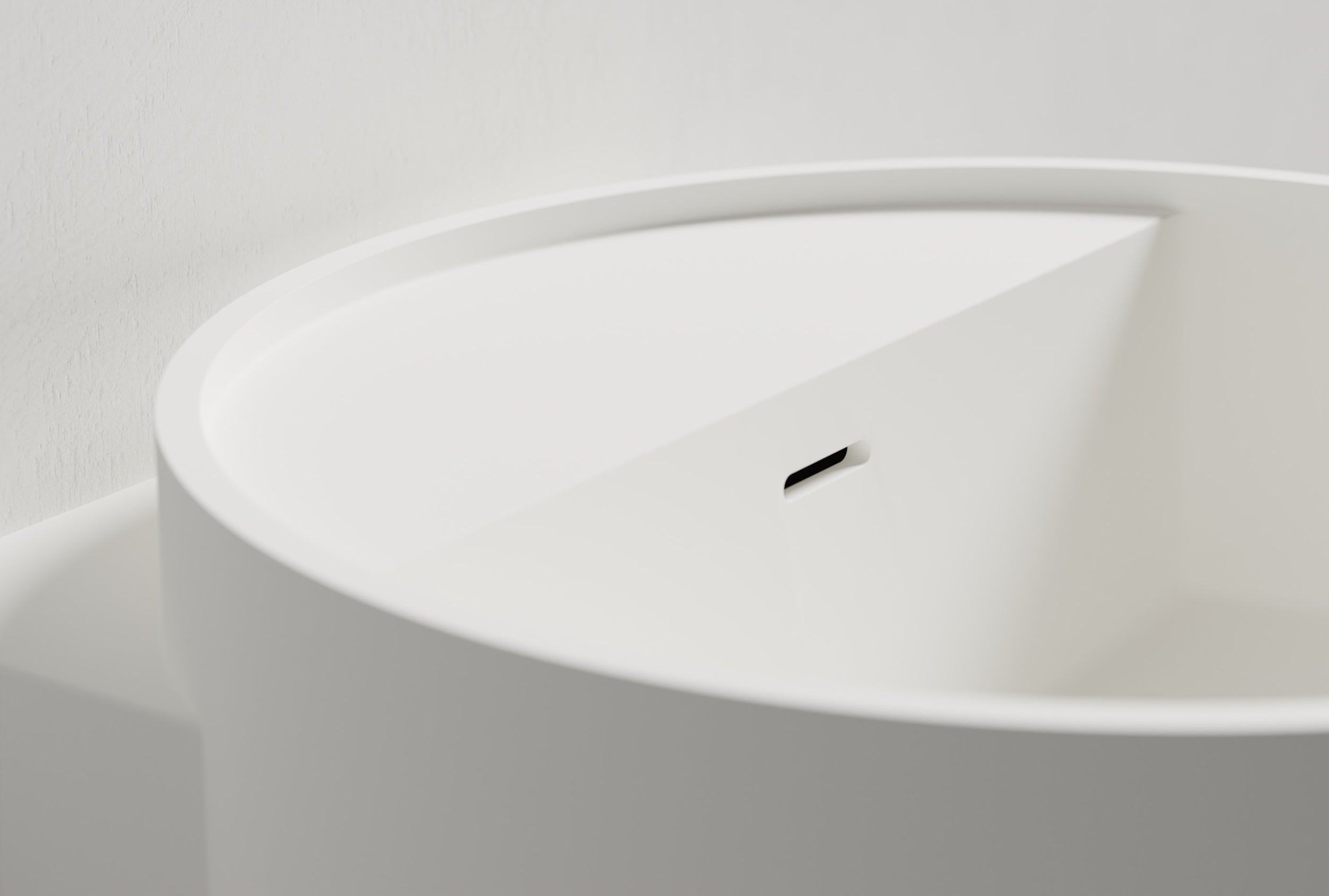 NT2440 lavabo a parete in fusione minerale