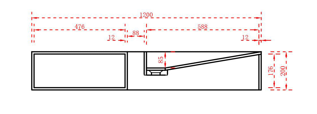 Lavabo da appoggio Lavabo sospeso TWG06 in fusione minerale