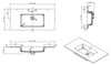 Set di mobili da bagno Alice 1000