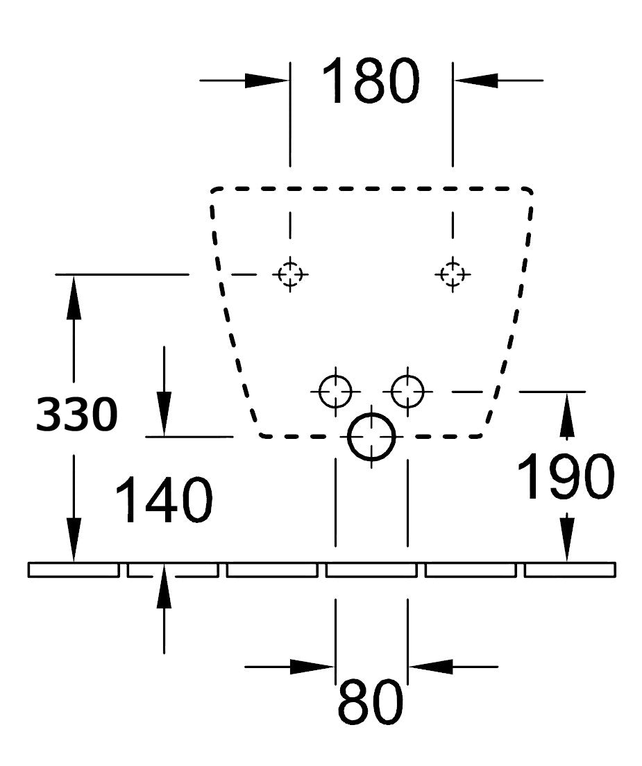 Bidet sospeso da parete BH101