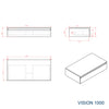 Mobili da bagno Vision 1000