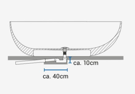 Vasca da bagno autoportante DALIA