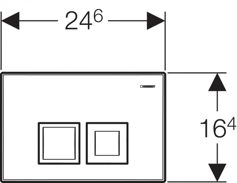 Geberit Duofix Basic elemento da incasso