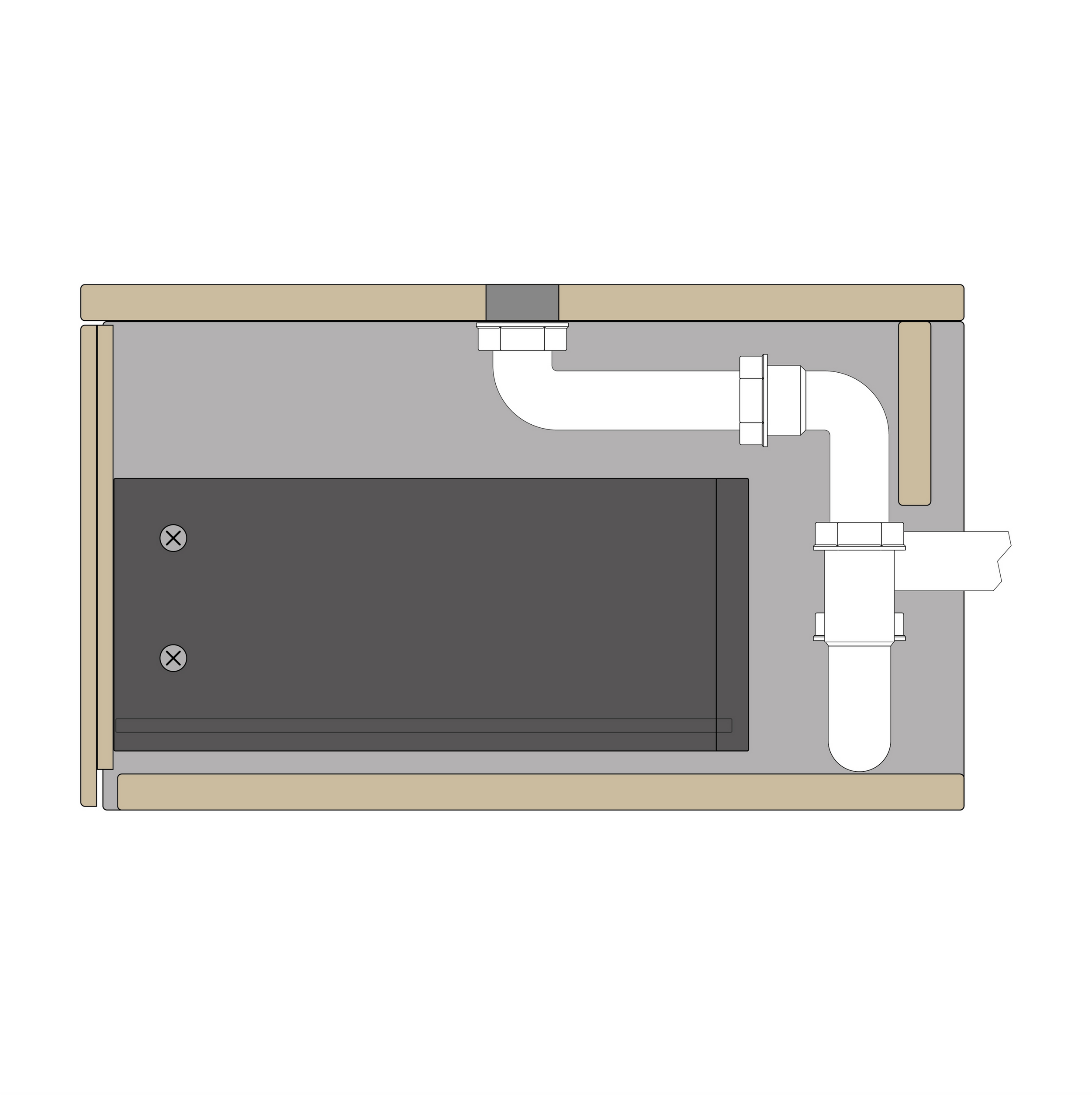 Mobile sottolavabo TLB 150-48