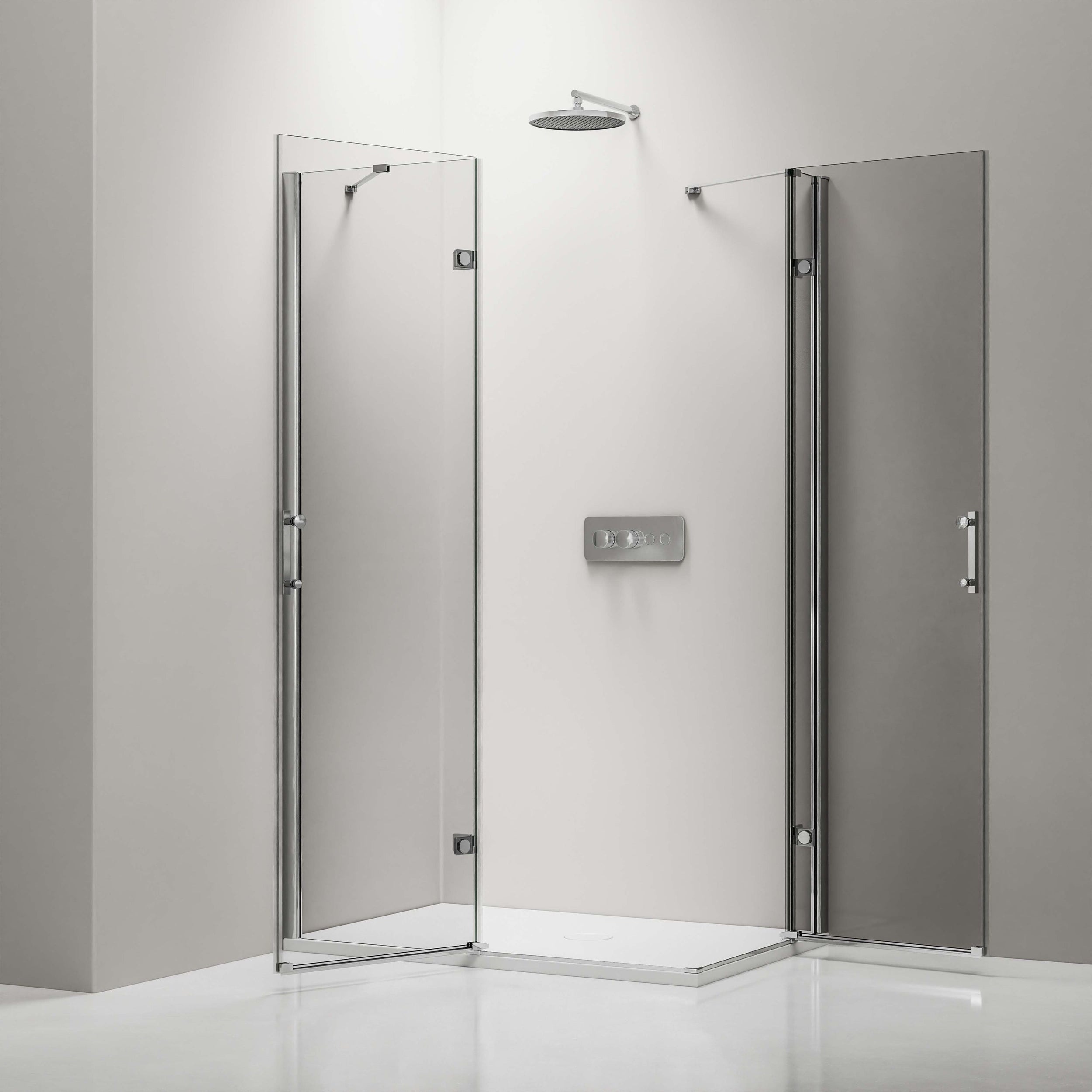 Doccia angolare con porte a battente DX407