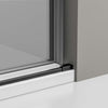 Nicchia doccia con porta scorrevole NT806 FLEX Nero opaco