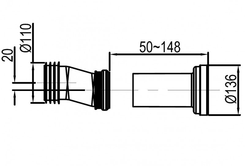 Pacchetto WC completo 36: WC doccia Basic 1102