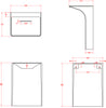 Lavabo a colonna TWZ29