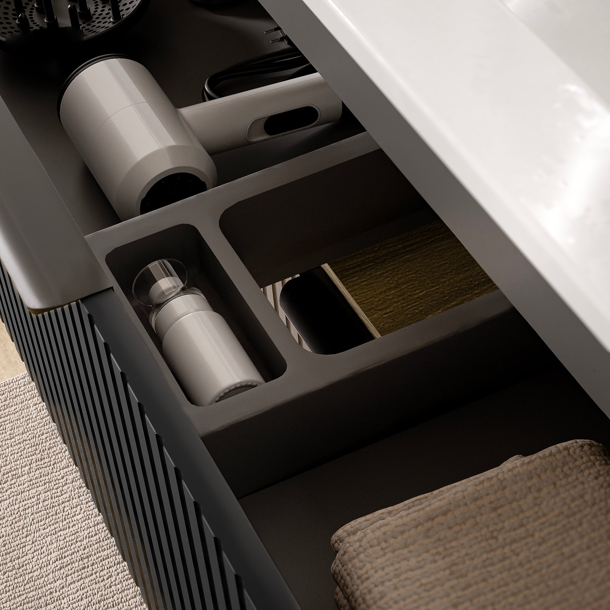 Set di mobili da bagno TIM 80 cm con lavabo in ceramica