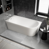 Vasca da bagno salvaspazio autoportante NORA CORNER