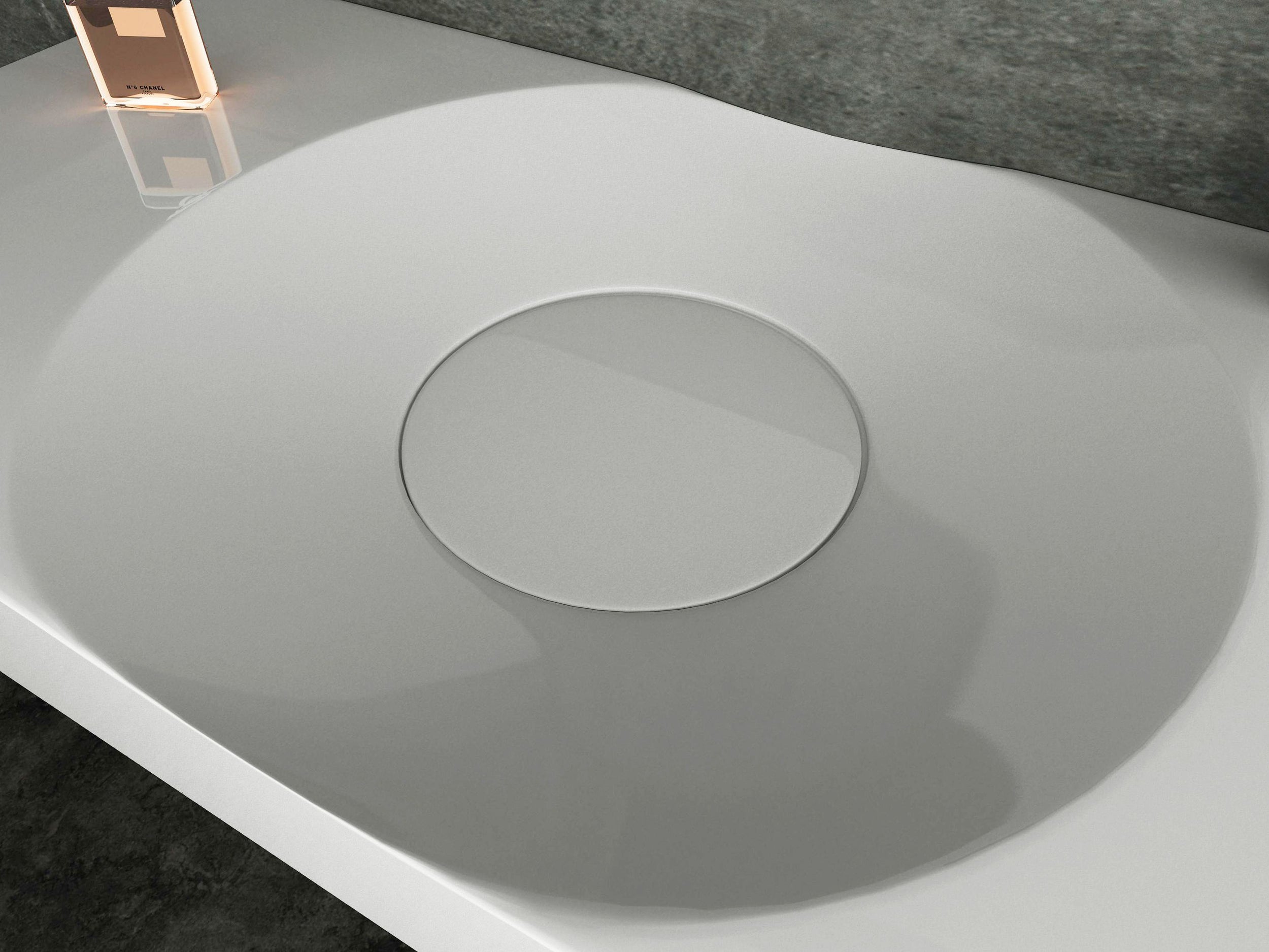 Lavabo a parete Lavabo da appoggio BS6059 in marmo fuso