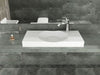 Lavabo a parete Lavabo da appoggio BS6059 in marmo fuso