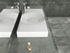 Lavabo a parete Lavabo da appoggio BS6059 in marmo fuso