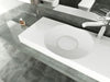Lavabo a parete Lavabo da appoggio BS6059 in marmo fuso