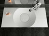 Lavabo a parete Lavabo da appoggio BS6059 in marmo fuso